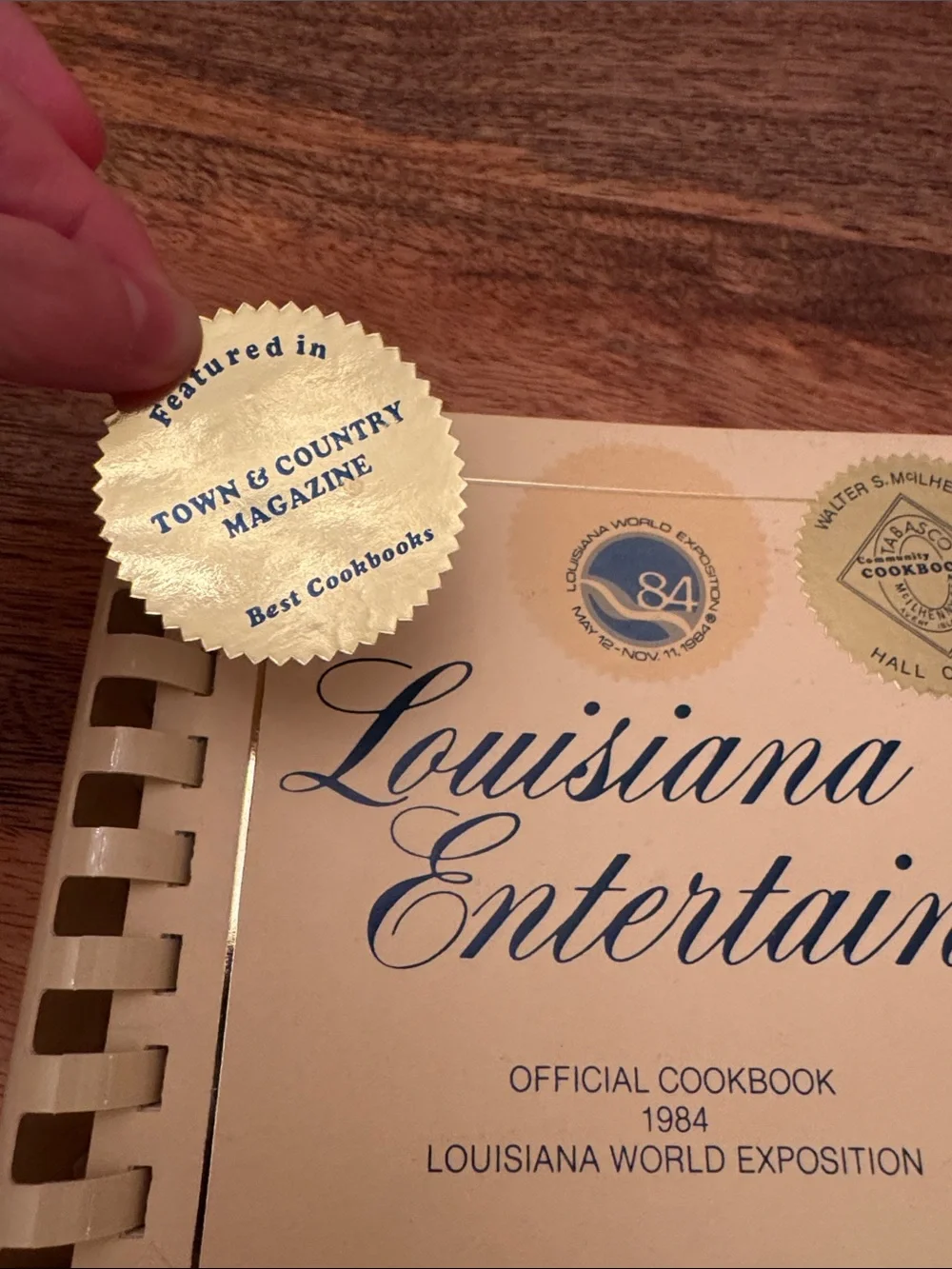 Louisiana Entertains Official Cookbook 1984 Louisiana World Exposition